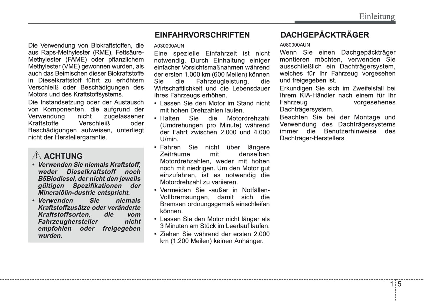 2007-2008 Kia Carens Bedienungsanleitung | Deutsch