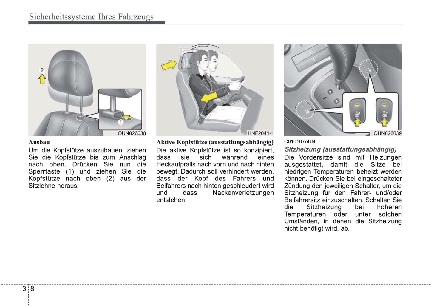 2007-2008 Kia Carens Bedienungsanleitung | Deutsch