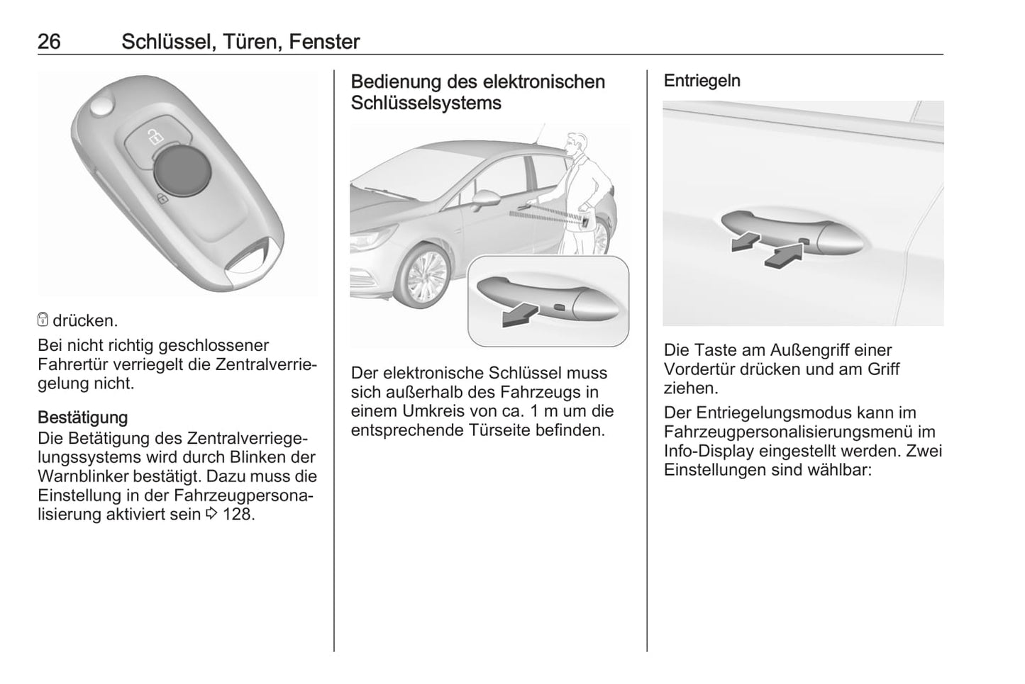 2020-2021 Opel Astra Owner's Manual | German