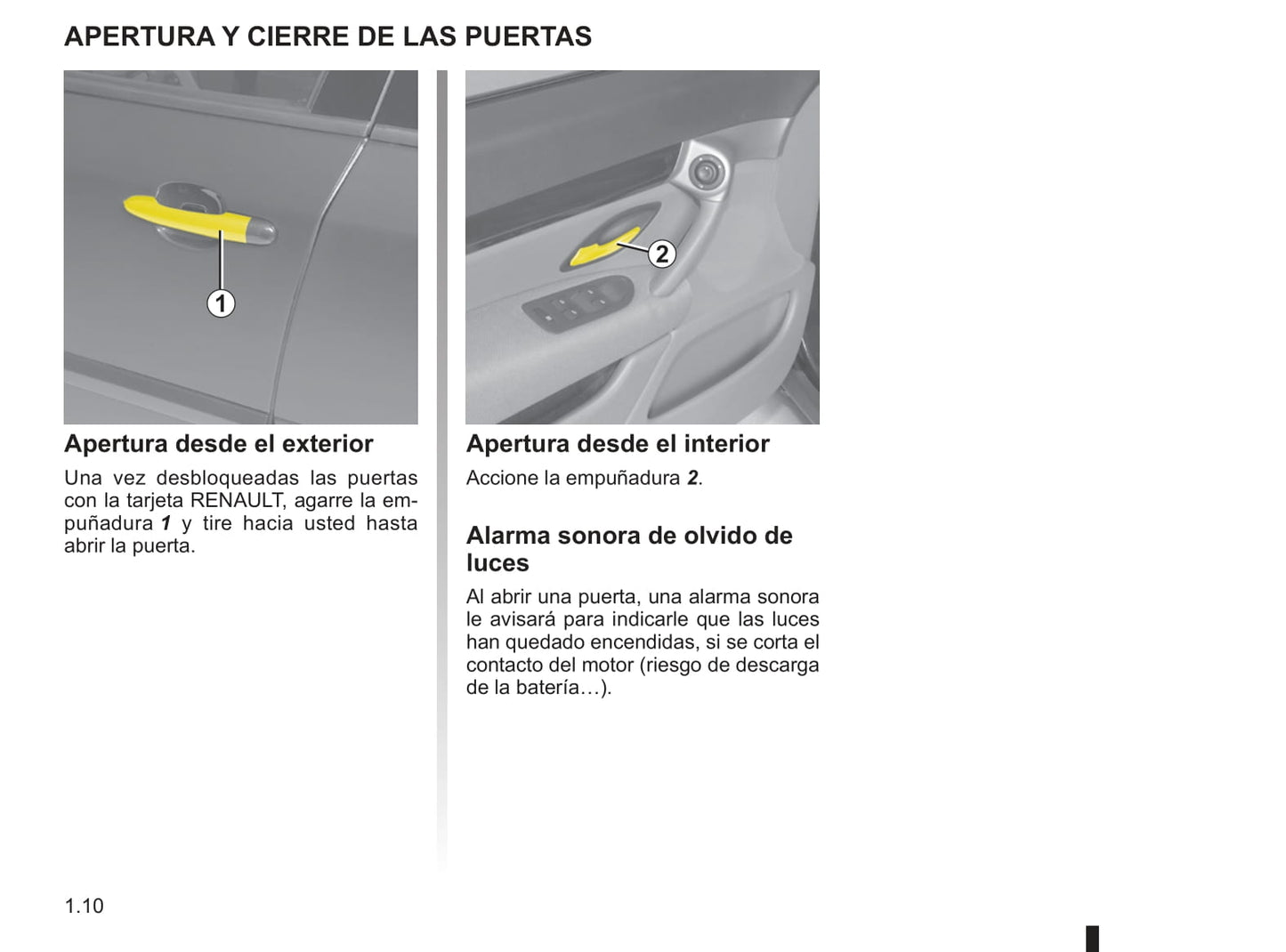 2009-2010 Renault Vel Satis Bedienungsanleitung | Spanisch