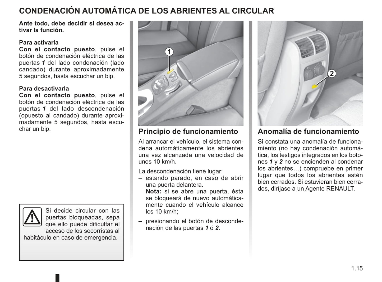 2009-2010 Renault Vel Satis Bedienungsanleitung | Spanisch