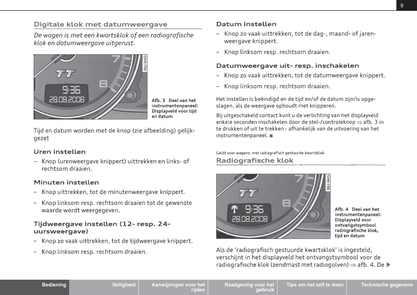 2008-2014 Audi TT Bedienungsanleitung | Niederländisch