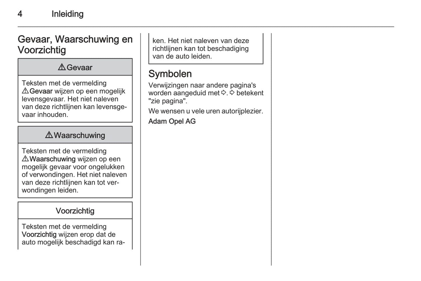 2015-2016 Opel Antara Owner's Manual | Dutch