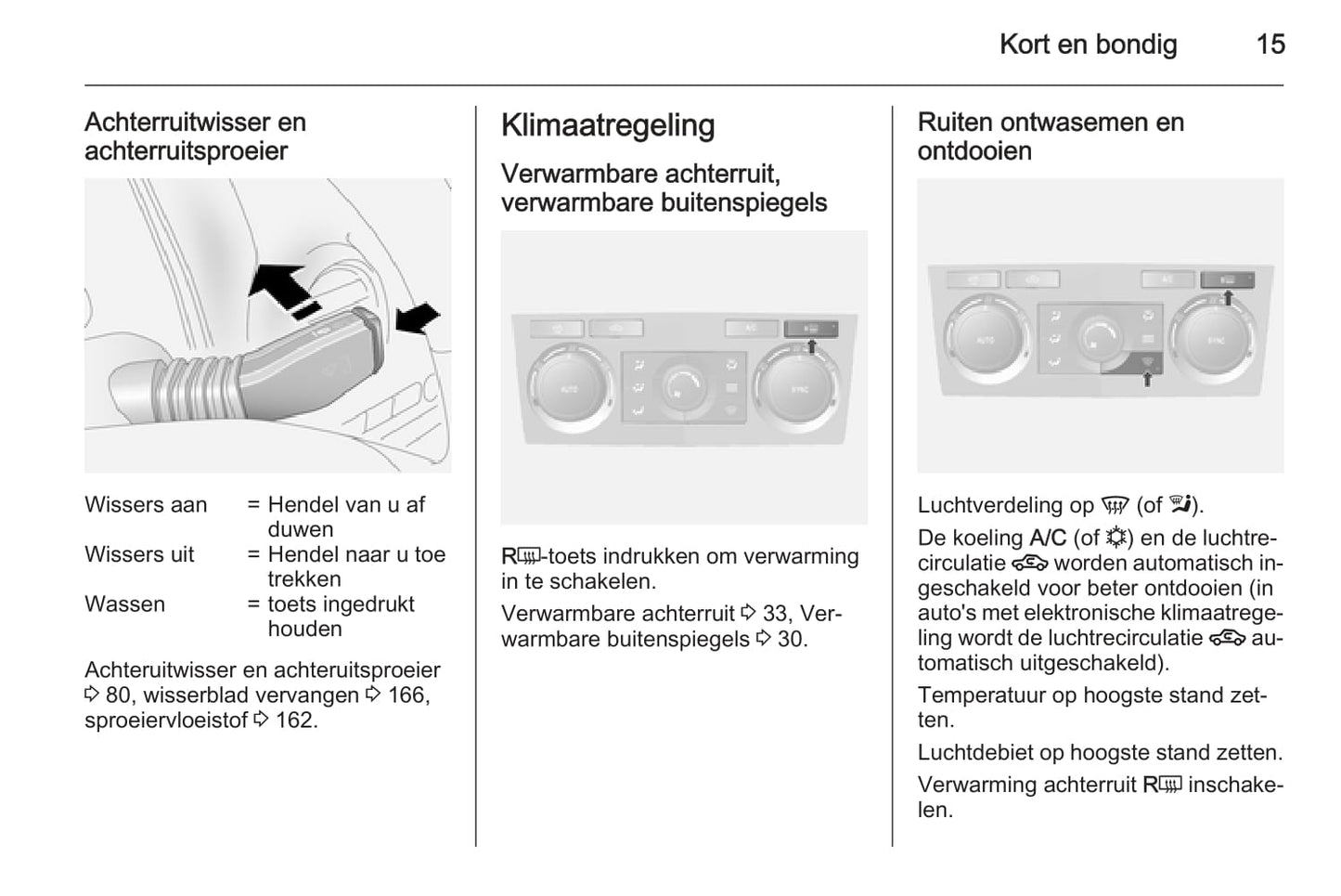 2015-2016 Opel Antara Owner's Manual | Dutch
