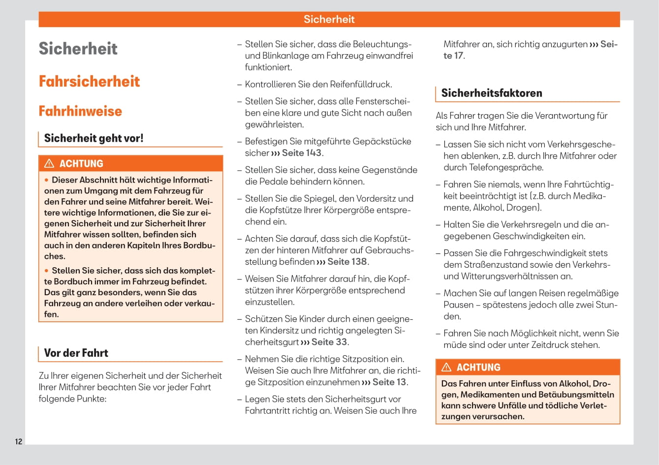 2021-2022 Seat Ateca Owner's Manual | German