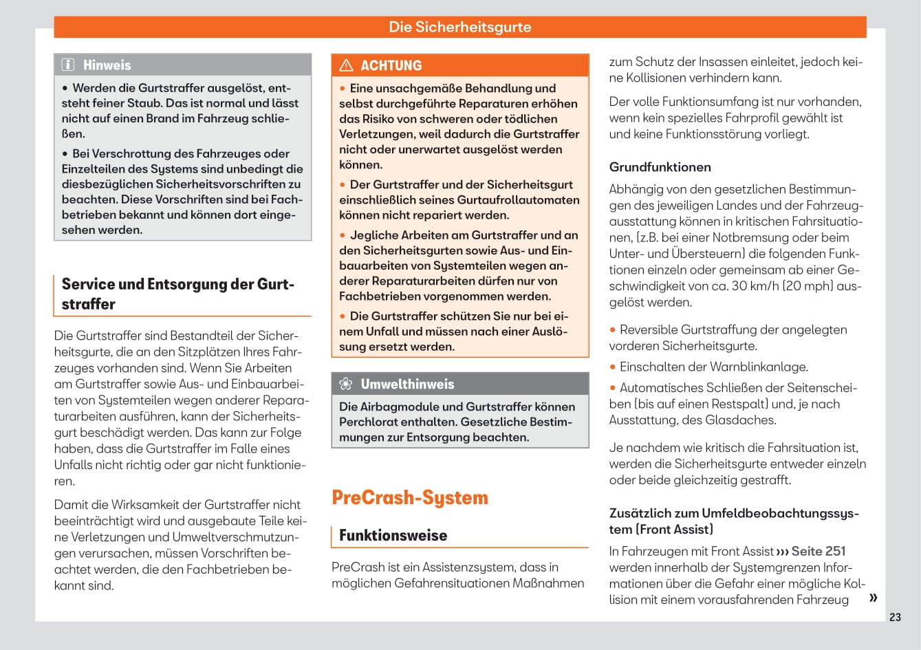 2021-2022 Seat Ateca Owner's Manual | German