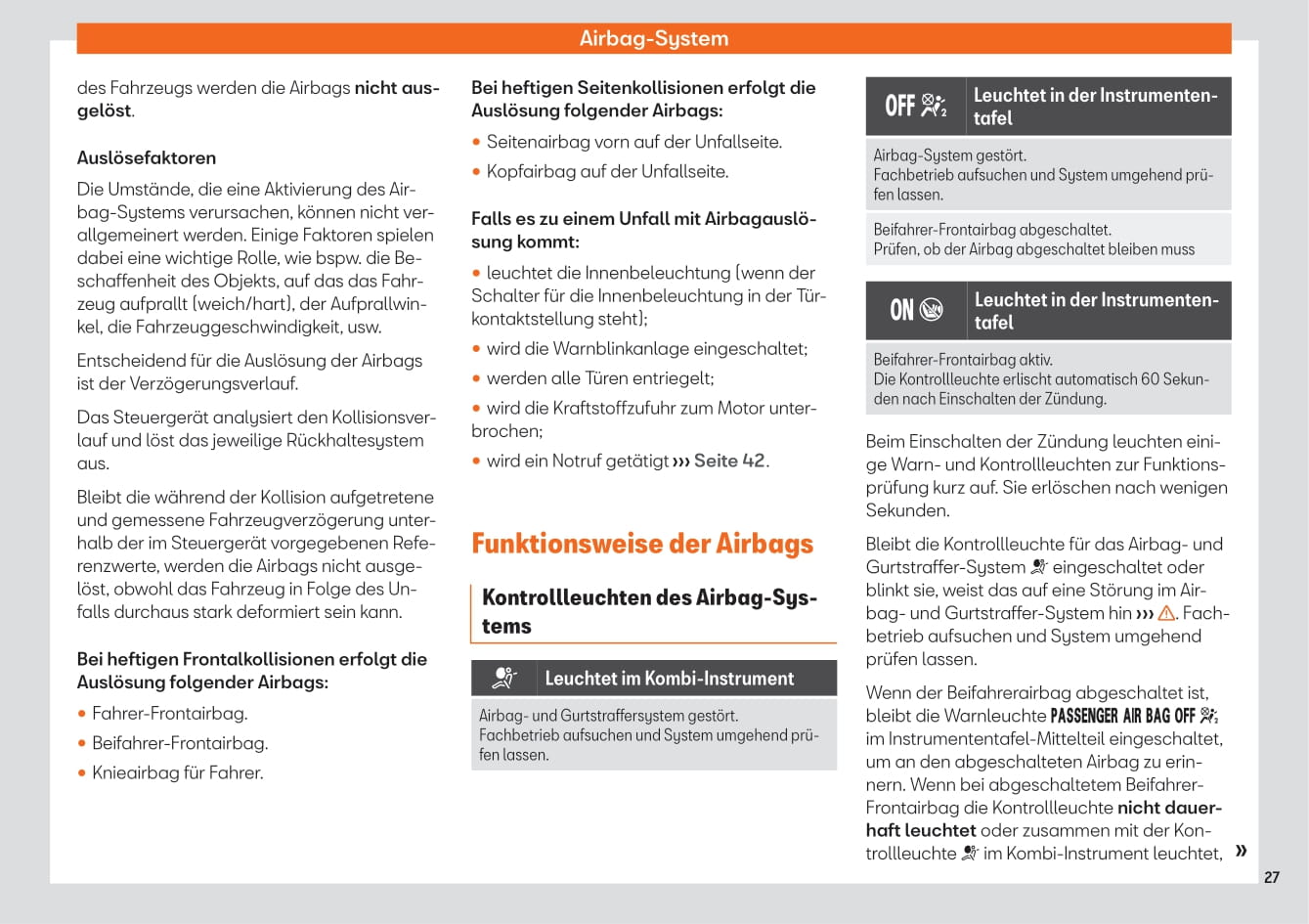 2021-2022 Seat Ateca Owner's Manual | German
