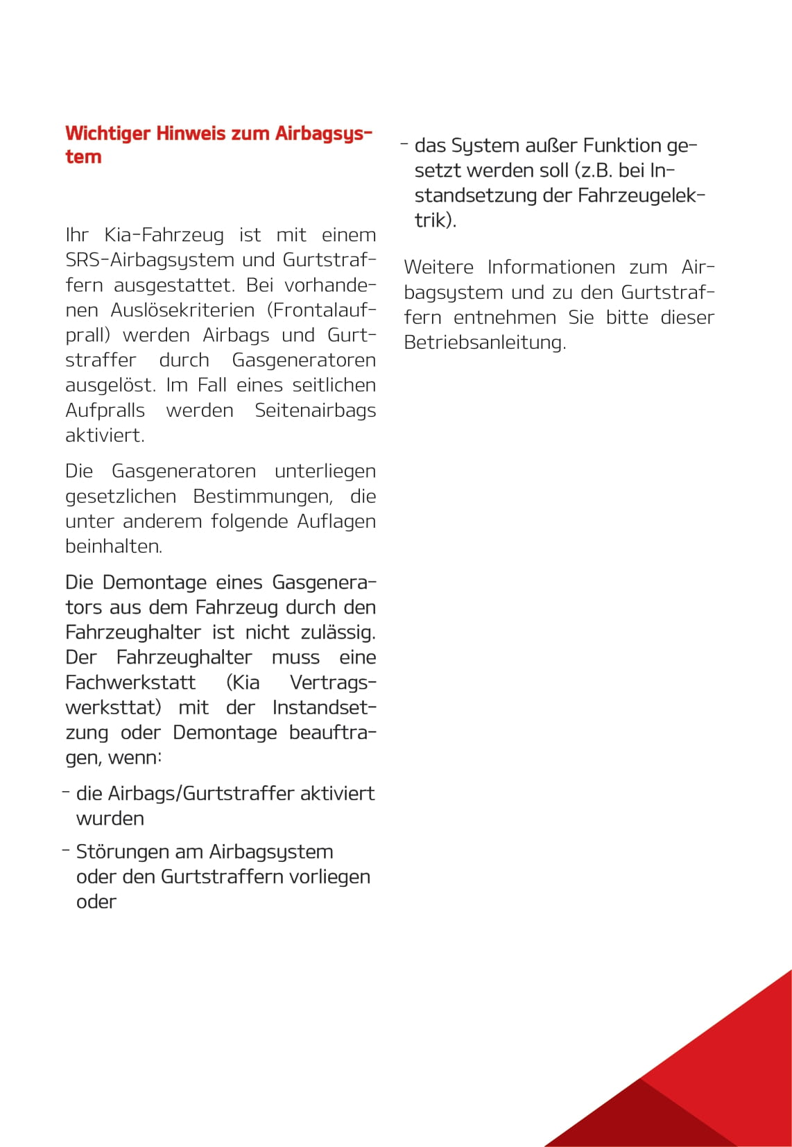 2021-2022 Kia Rio Bedienungsanleitung | Deutsch