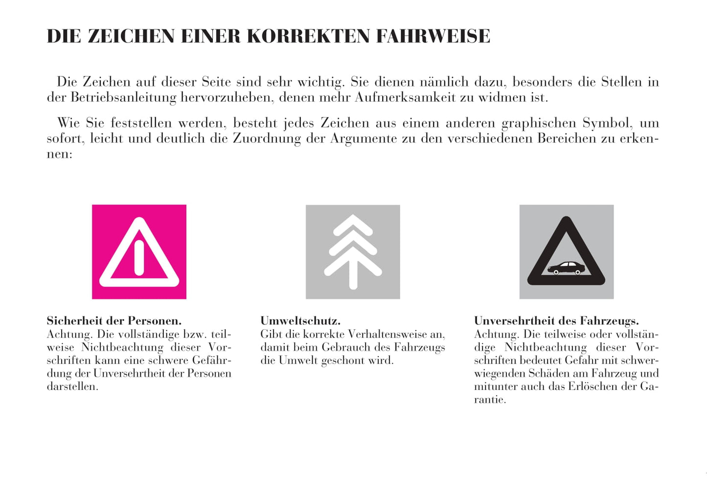 2001-2005 Lancia Lybra Bedienungsanleitung | Deutsch