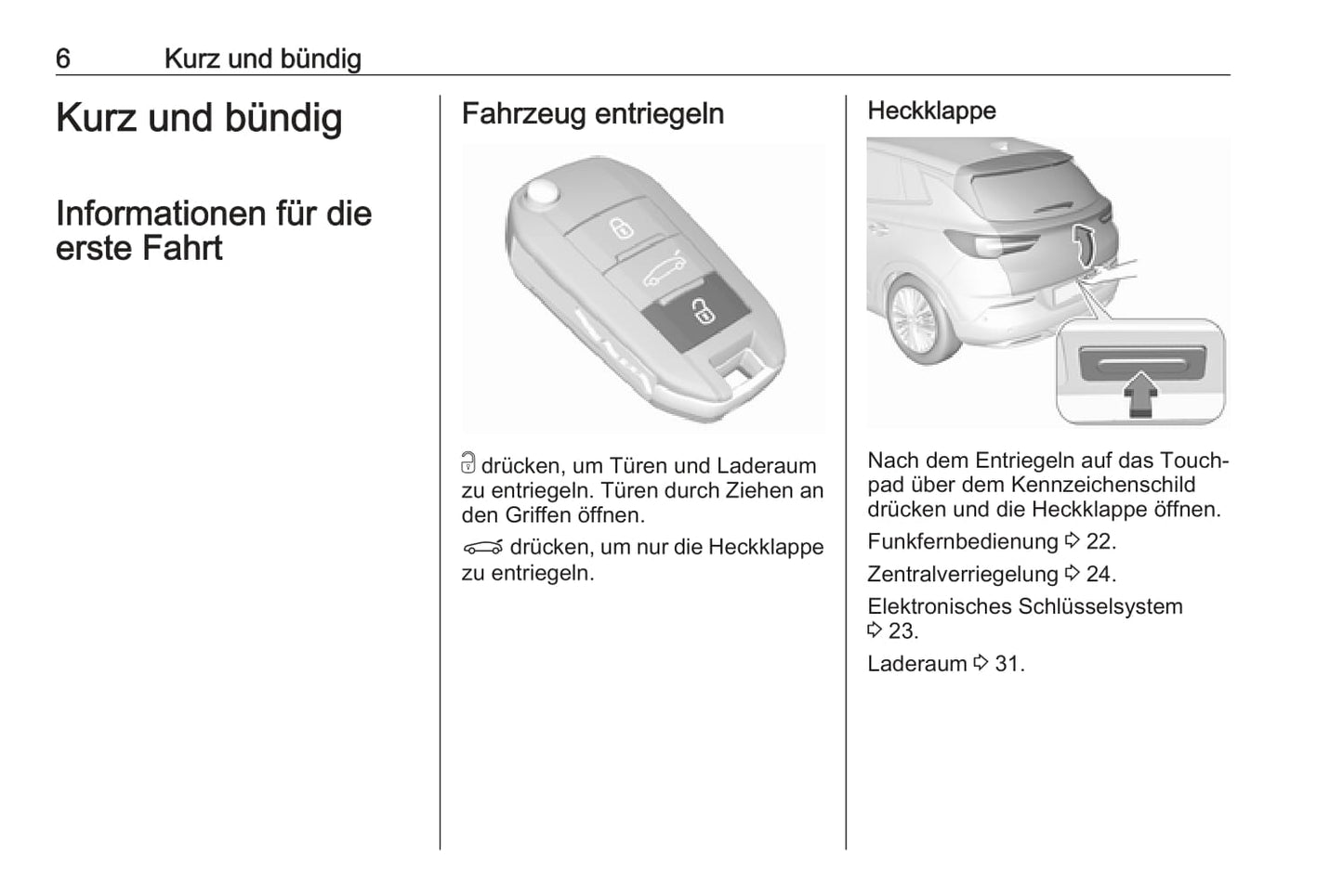 2017-2018 Opel Grandland X Bedienungsanleitung | Deutsch