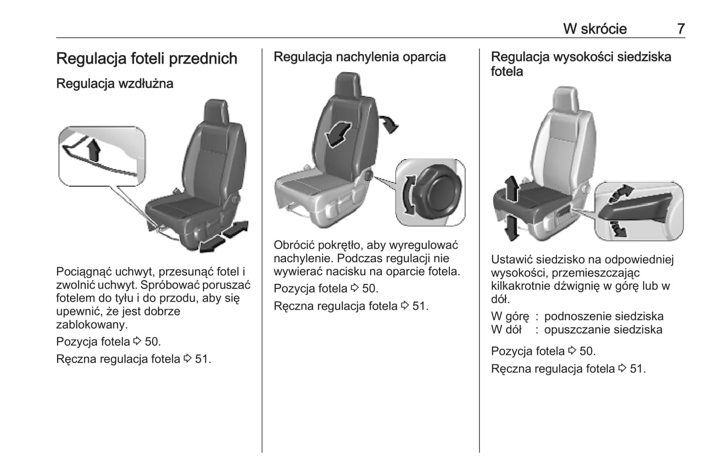 2020-2021 Opel Zafira Life Owner's Manual | Polish