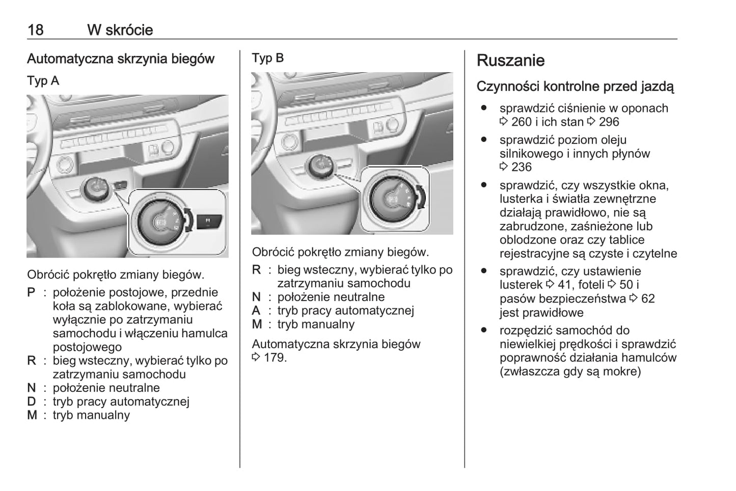 2020-2021 Opel Zafira Life Owner's Manual | Polish