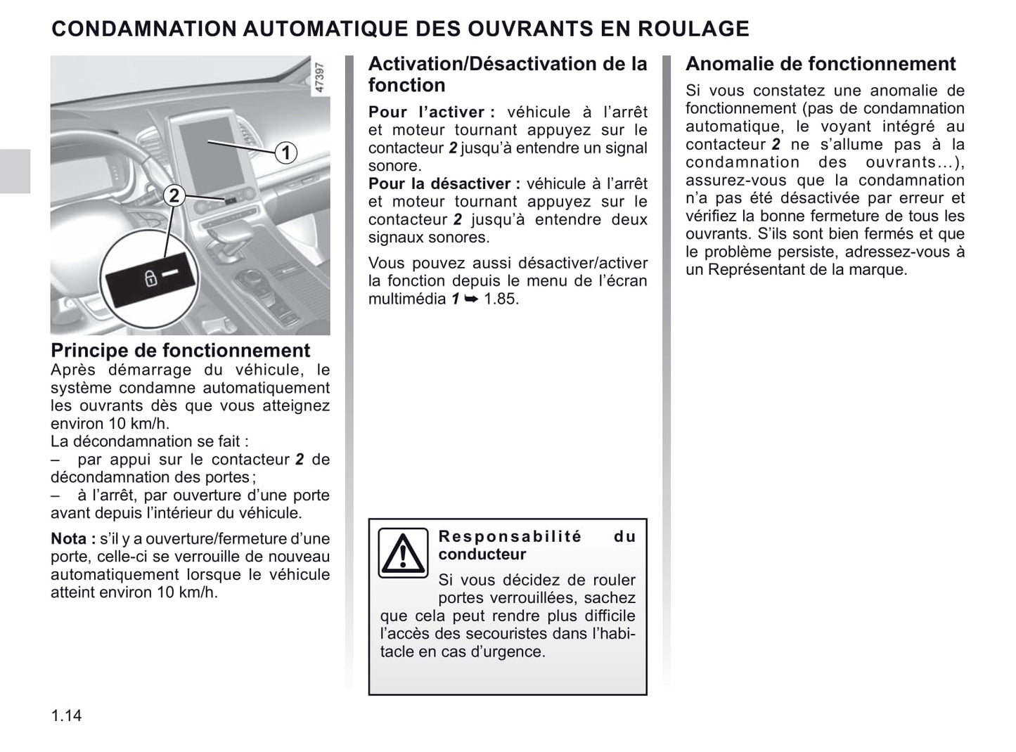 2020-2021 Renault Espace Bedienungsanleitung | Französisch