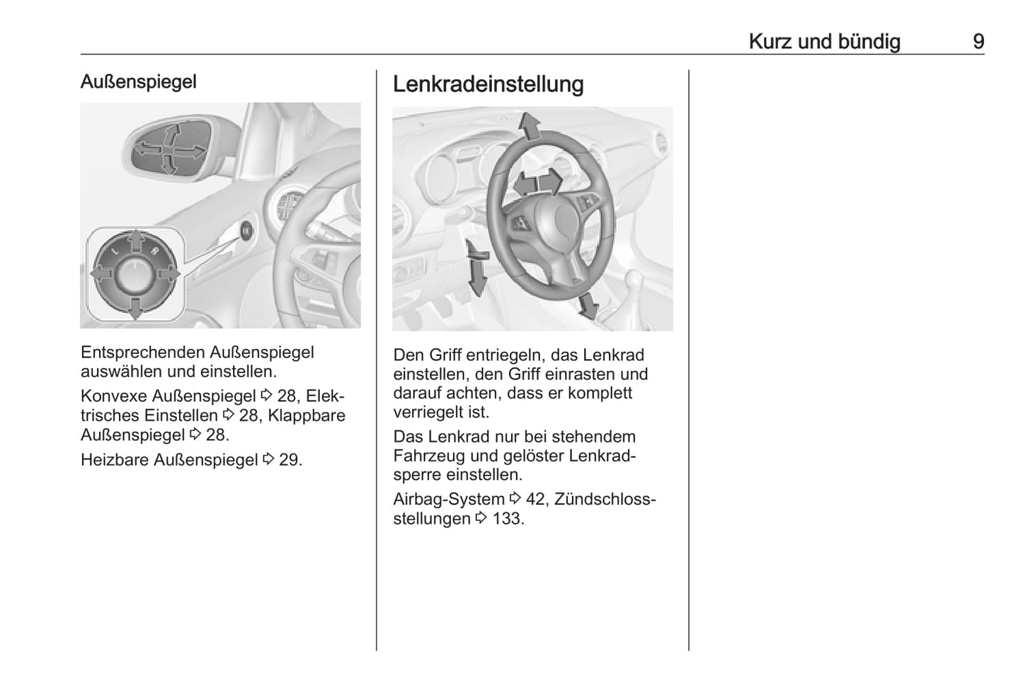 2017-2018 Opel Adam Owner's Manual | German