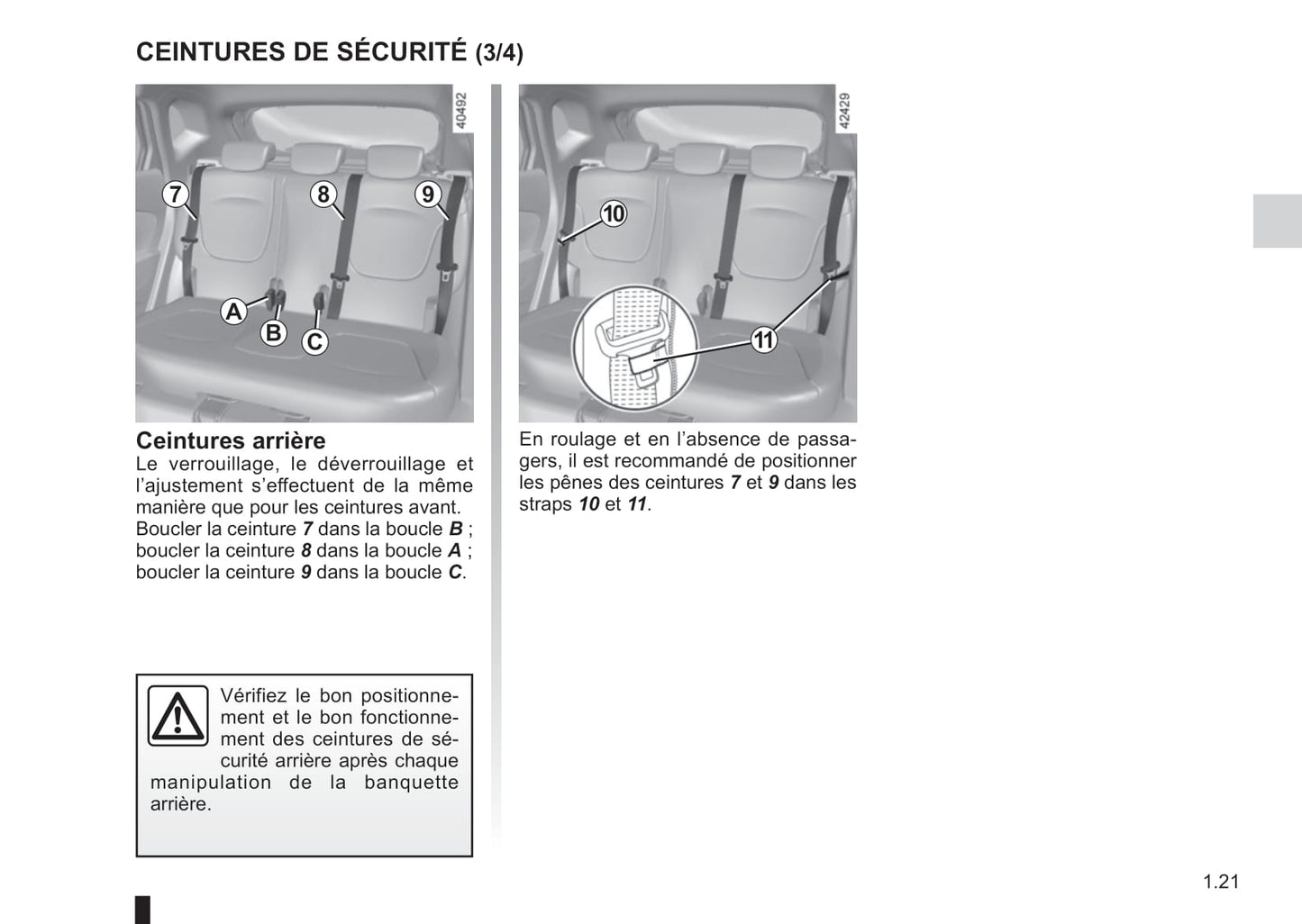 2017-2018 Renault Captur Owner's Manual | French