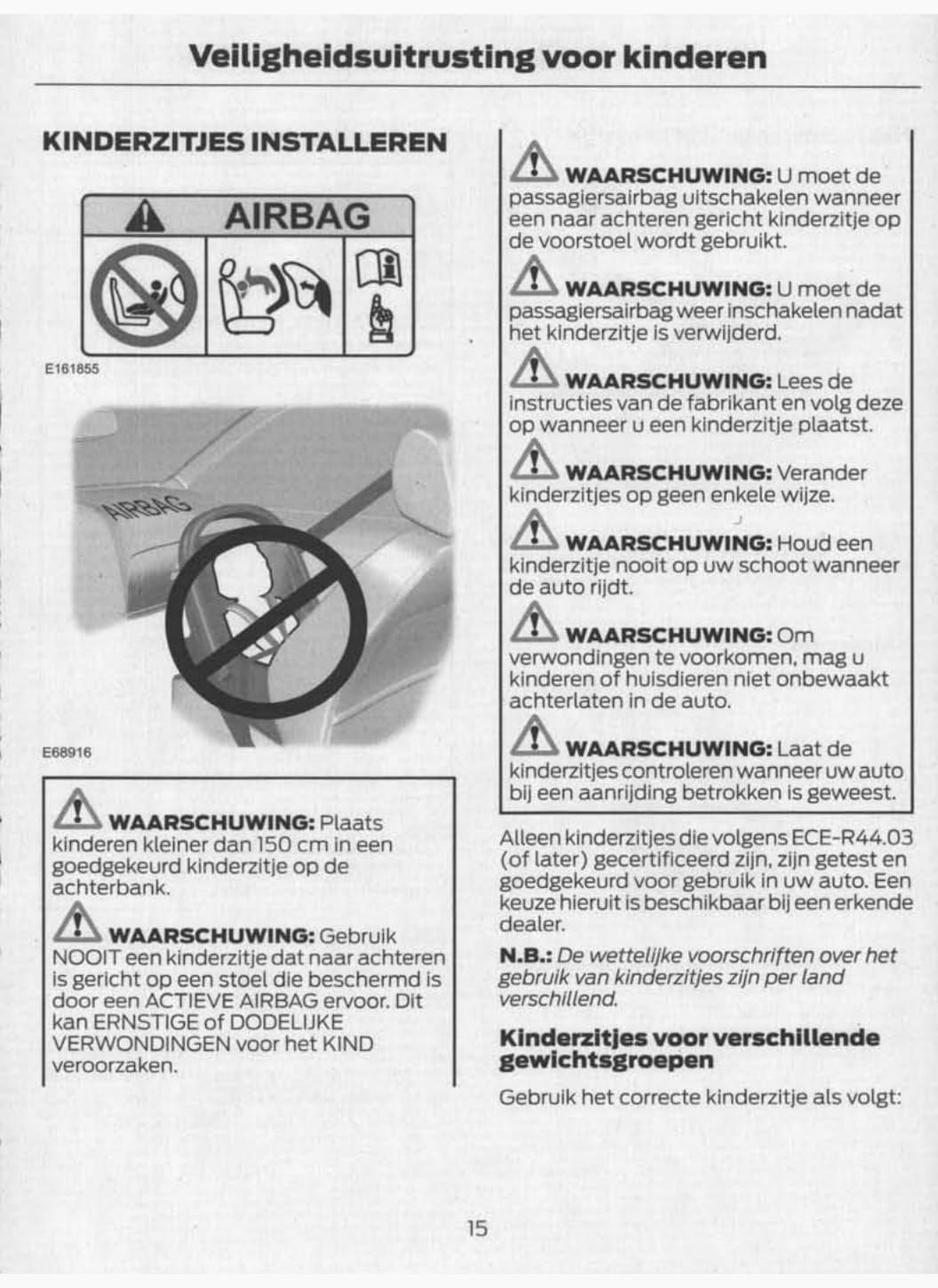 2019 Ford Kuga Bedienungsanleitung | Niederländisch