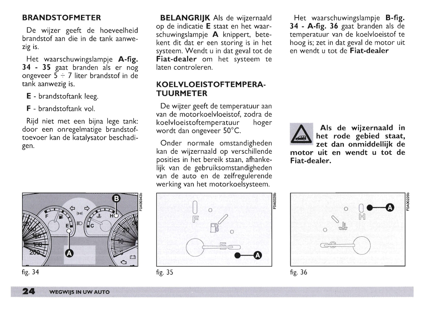 2003-2004 Fiat Doblò Bedienungsanleitung | Niederländisch
