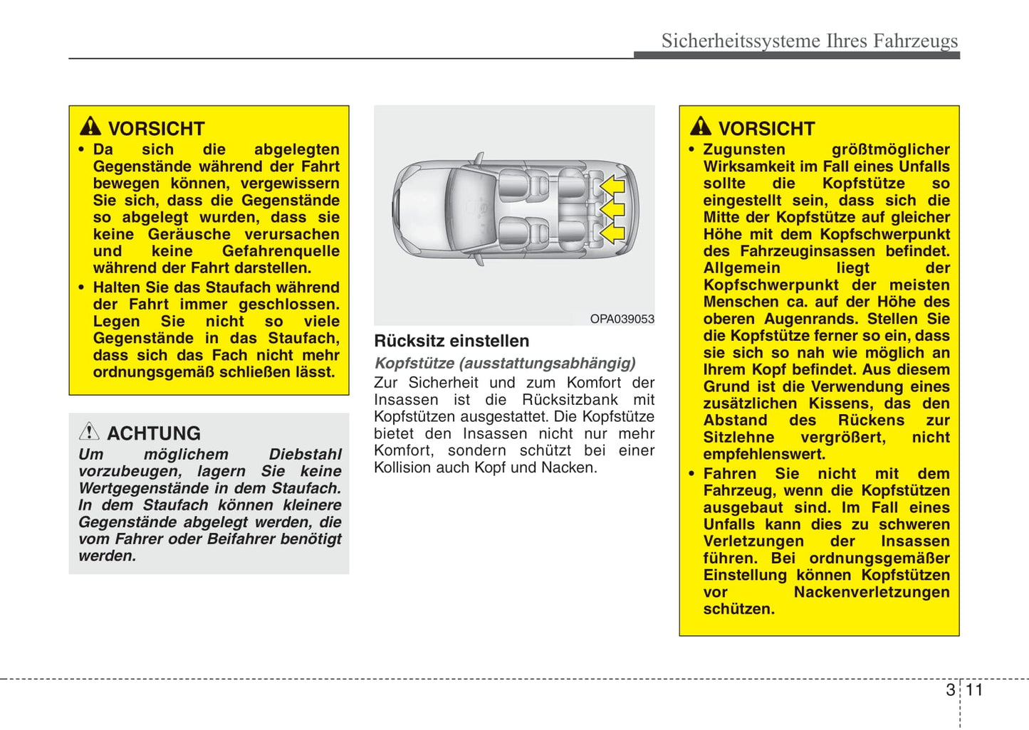 2011-2012 Kia Picanto Bedienungsanleitung | Deutsch