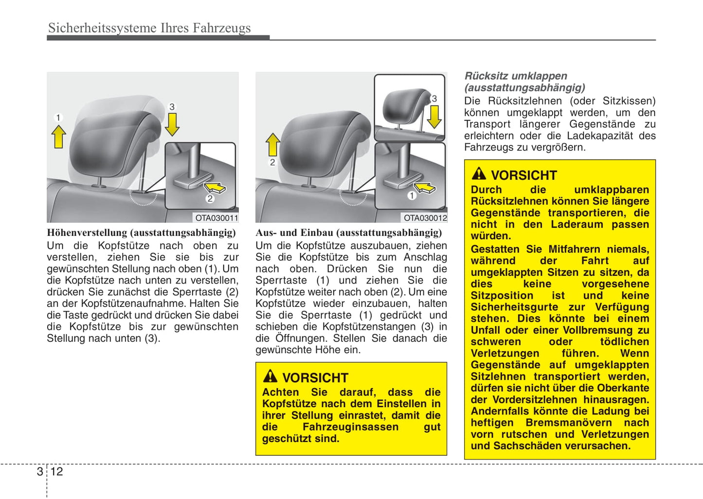 2011-2012 Kia Picanto Bedienungsanleitung | Deutsch