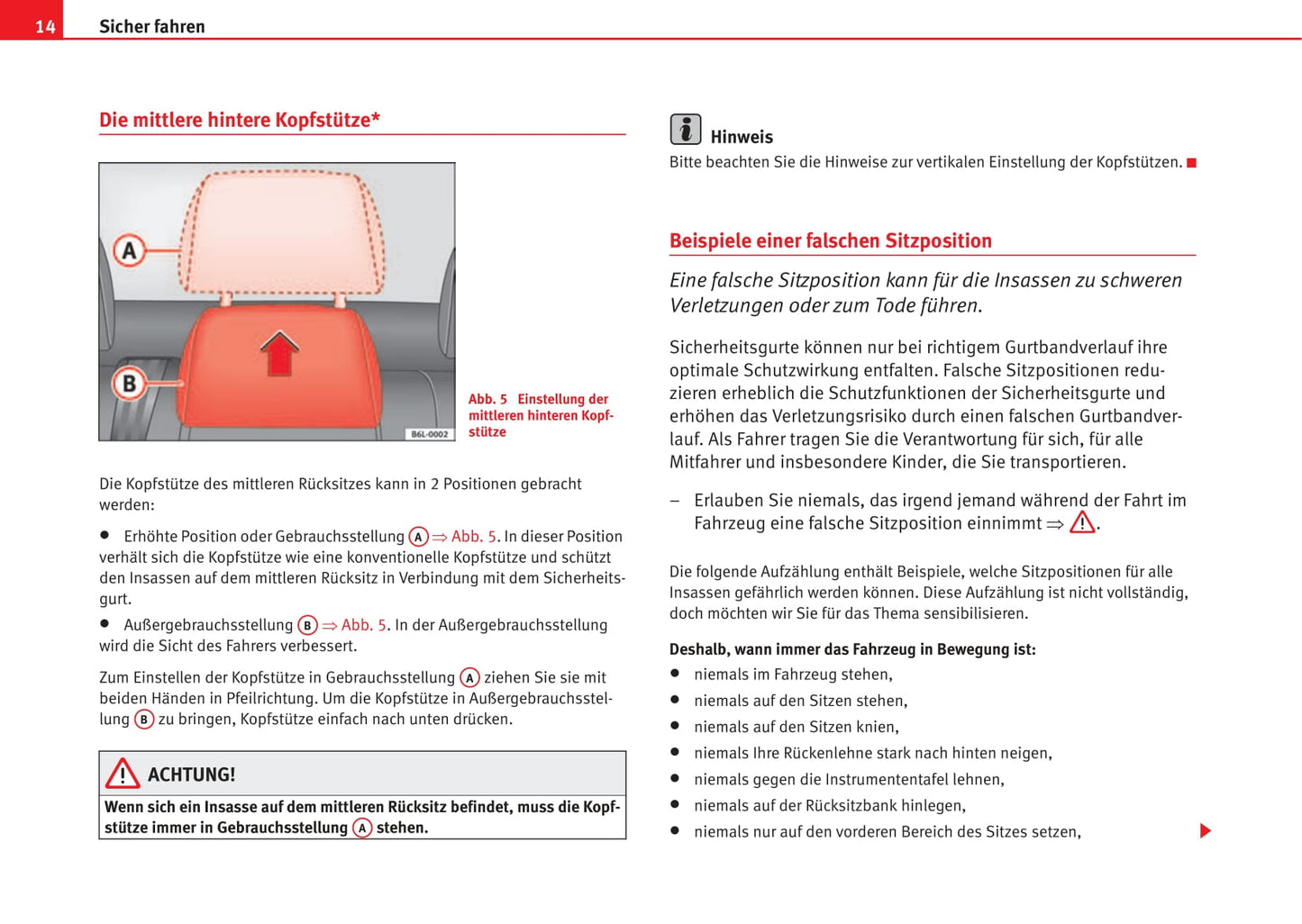 2006-2009 Seat Ibiza Bedienungsanleitung | Deutsch