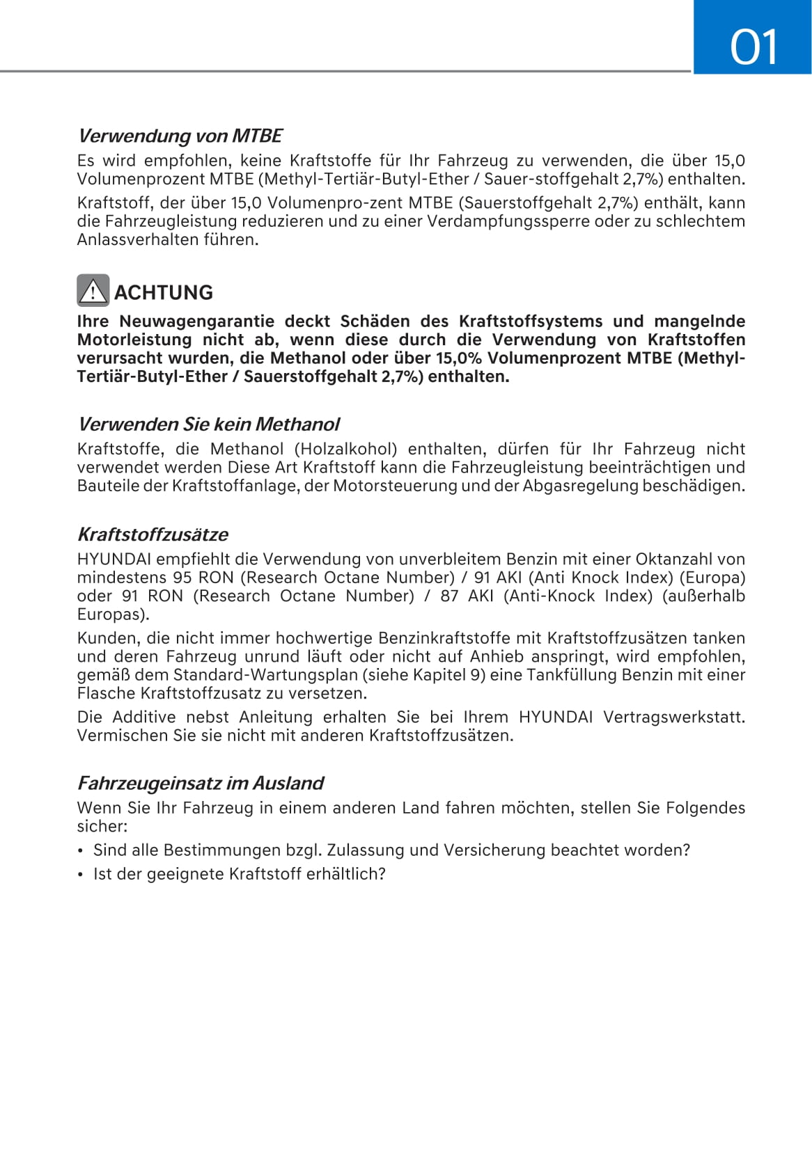 2020-2021 Hyundai i20 Bedienungsanleitung | Deutsch