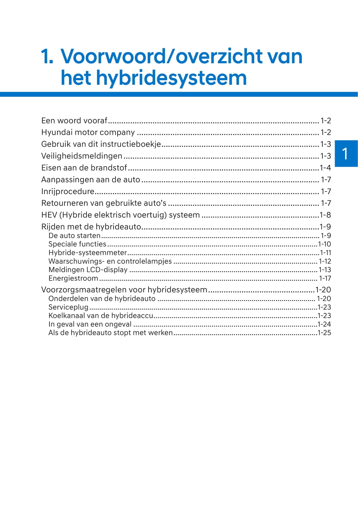 2021-2022 Hyundai Kona Hybrid Bedienungsanleitung | Niederländisch