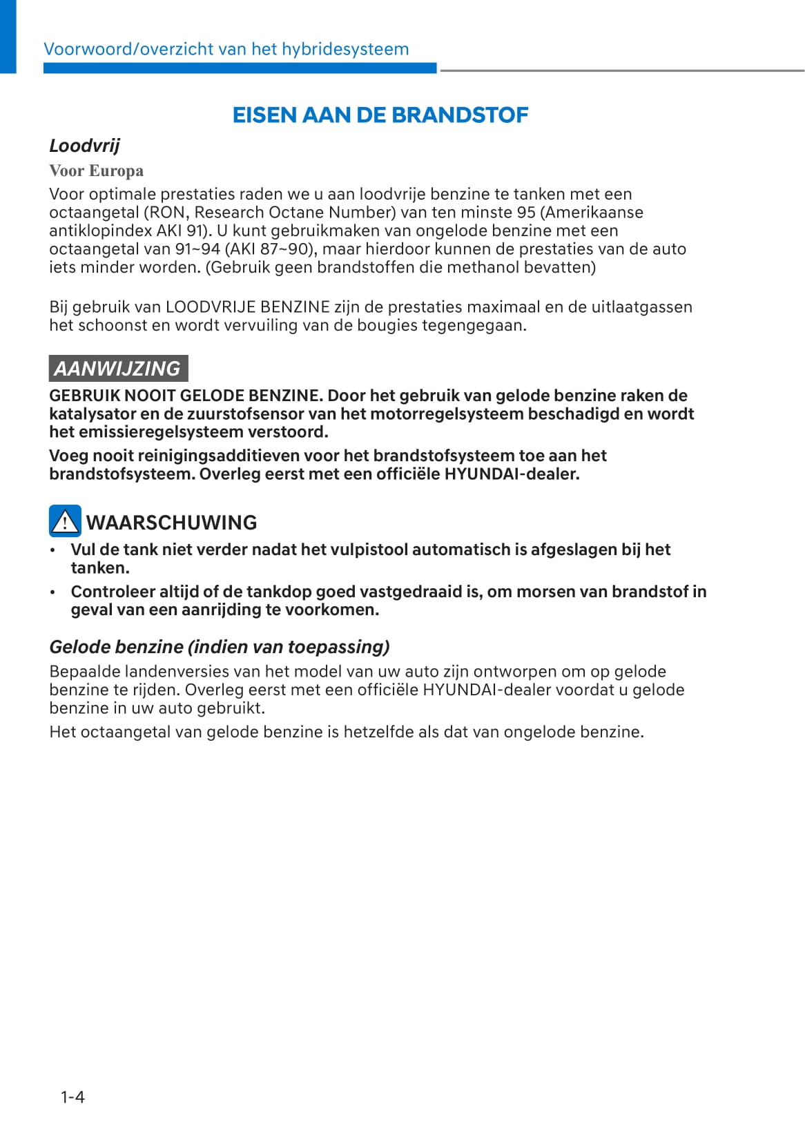 2021-2022 Hyundai Kona Hybrid Bedienungsanleitung | Niederländisch