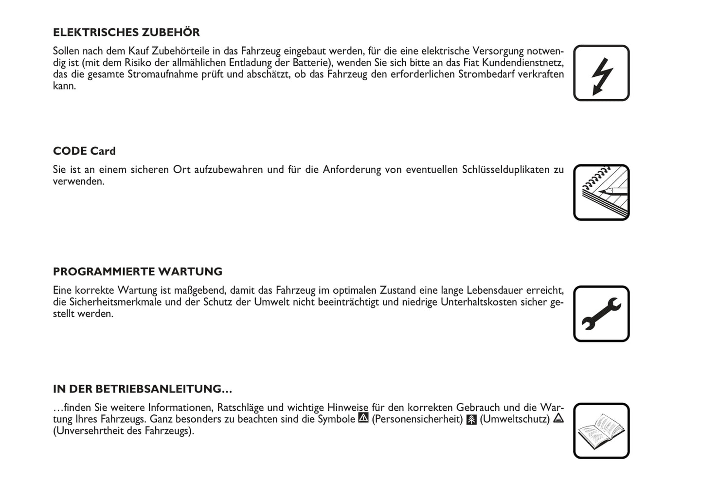 2006-2007 Fiat Stilo Owner's Manual | German