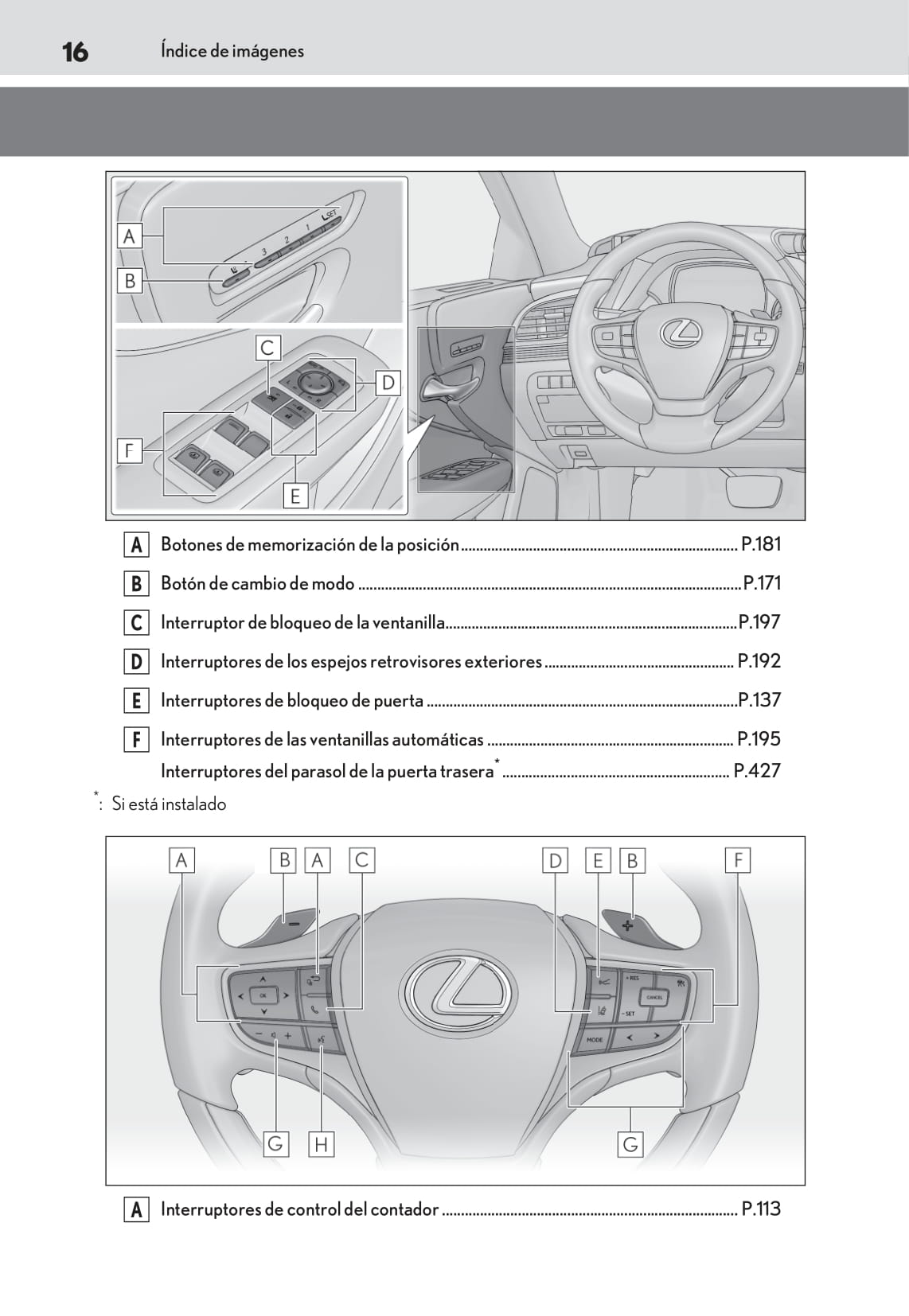 2018-2019 Lexus LS 500h Bedienungsanleitung | Spanisch