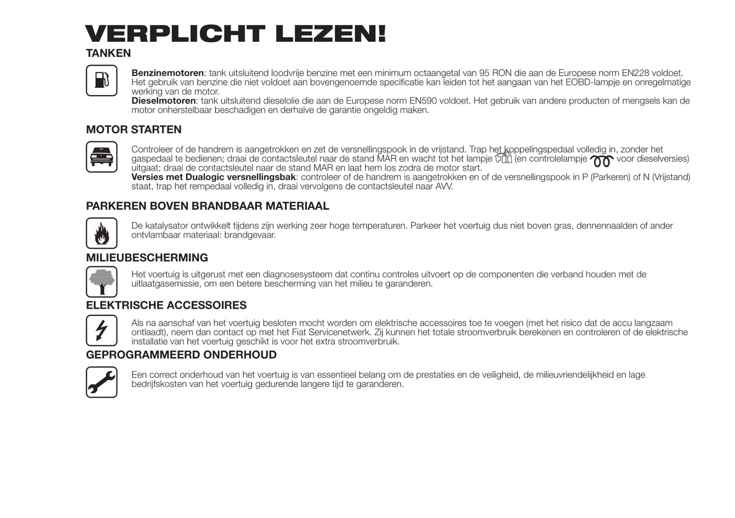 2015-2016 Fiat Punto Bedienungsanleitung | Niederländisch