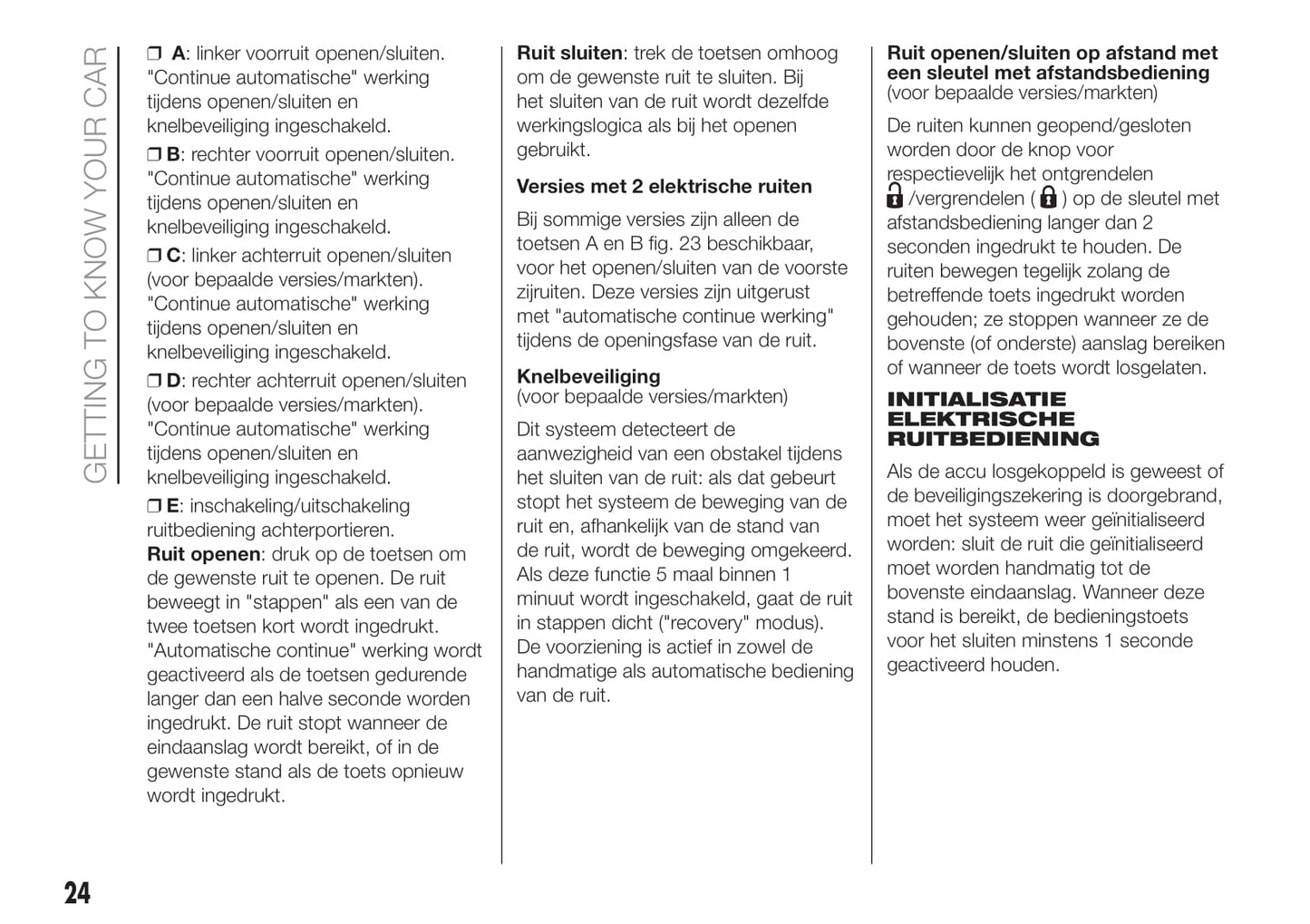 2015-2016 Fiat Punto Bedienungsanleitung | Niederländisch
