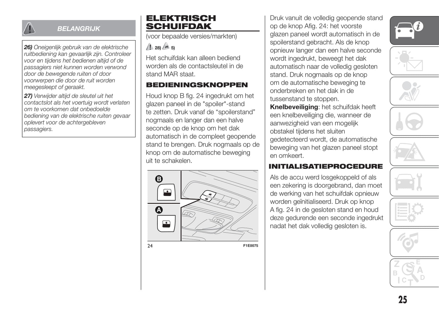 2015-2016 Fiat Punto Bedienungsanleitung | Niederländisch