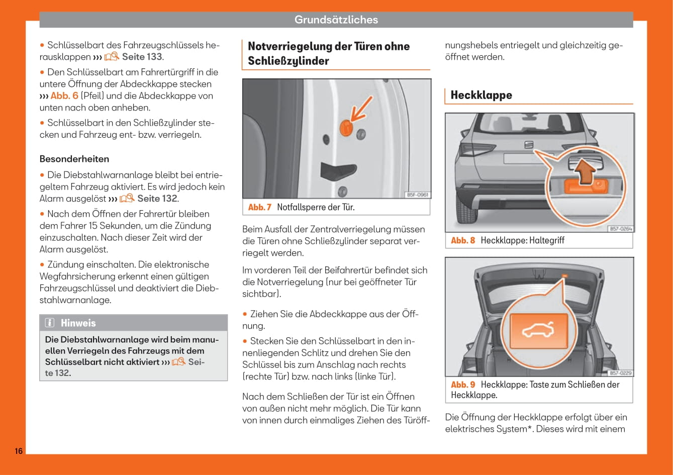 2018-2019 Seat Ateca Owner's Manual | German