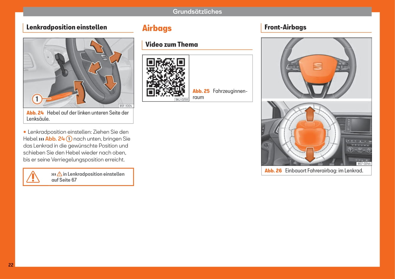 2018-2019 Seat Ateca Owner's Manual | German