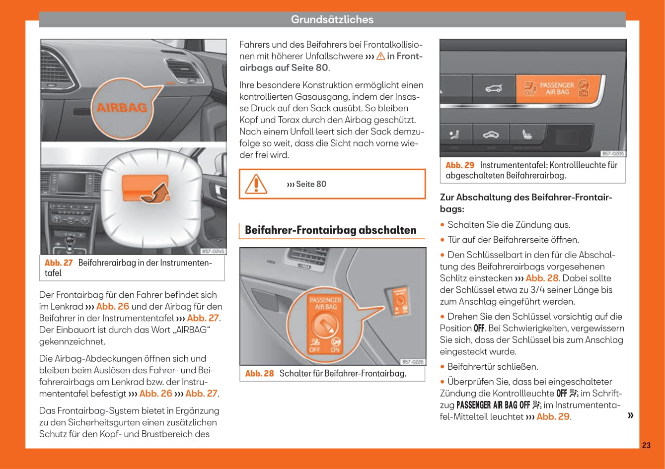 2018-2019 Seat Ateca Owner's Manual | German
