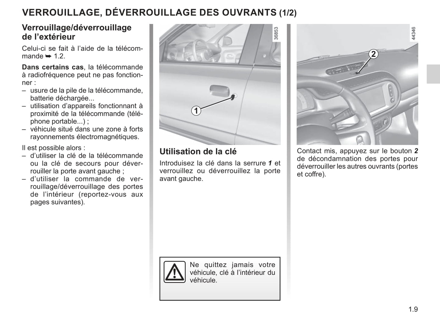 2019-2020 Renault Twingo Bedienungsanleitung | Französisch