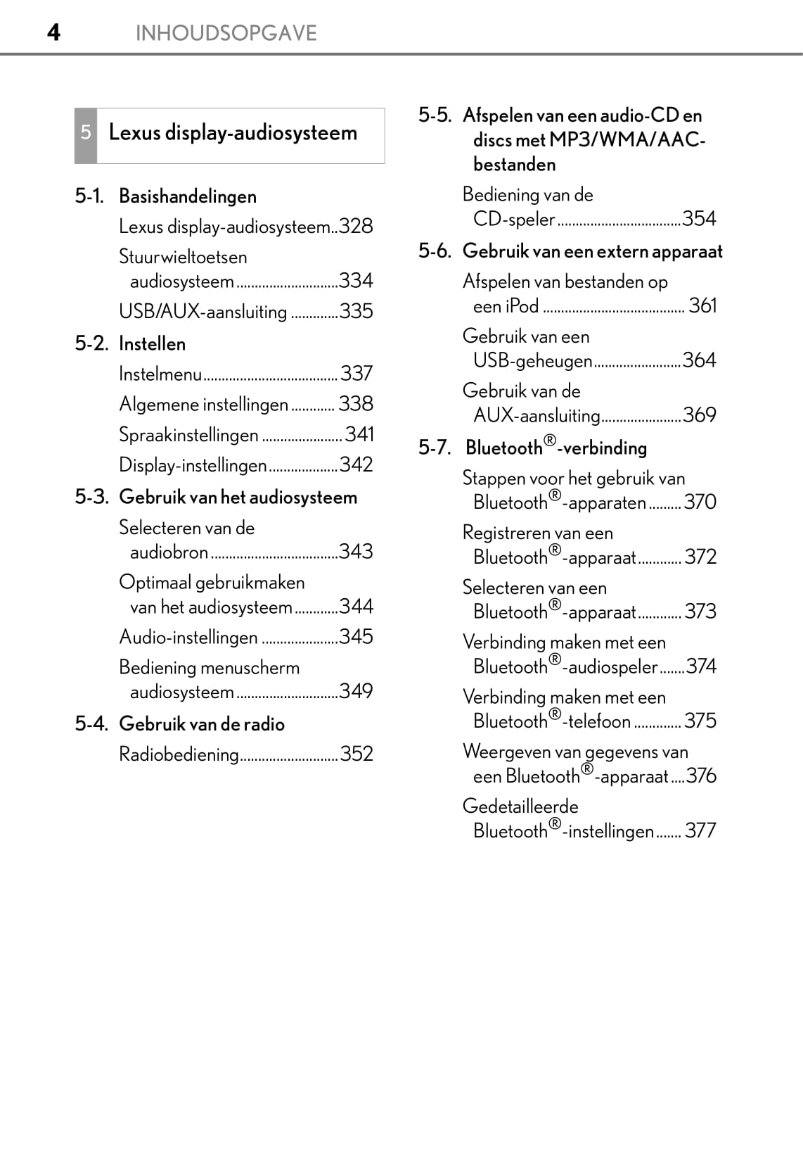2015-2016 Lexus IS 300h Owner's Manual | Dutch