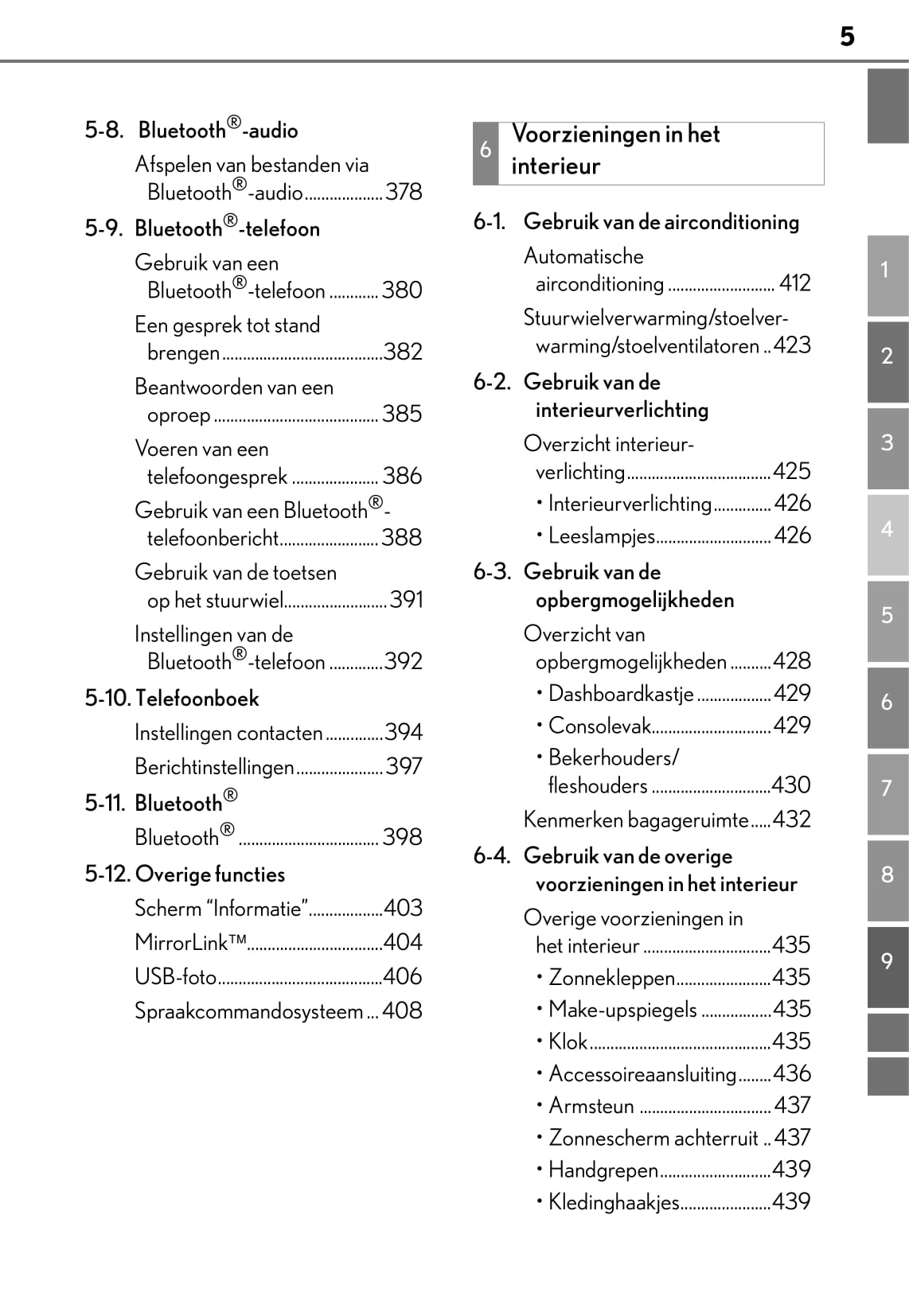 2015-2016 Lexus IS 300h Owner's Manual | Dutch