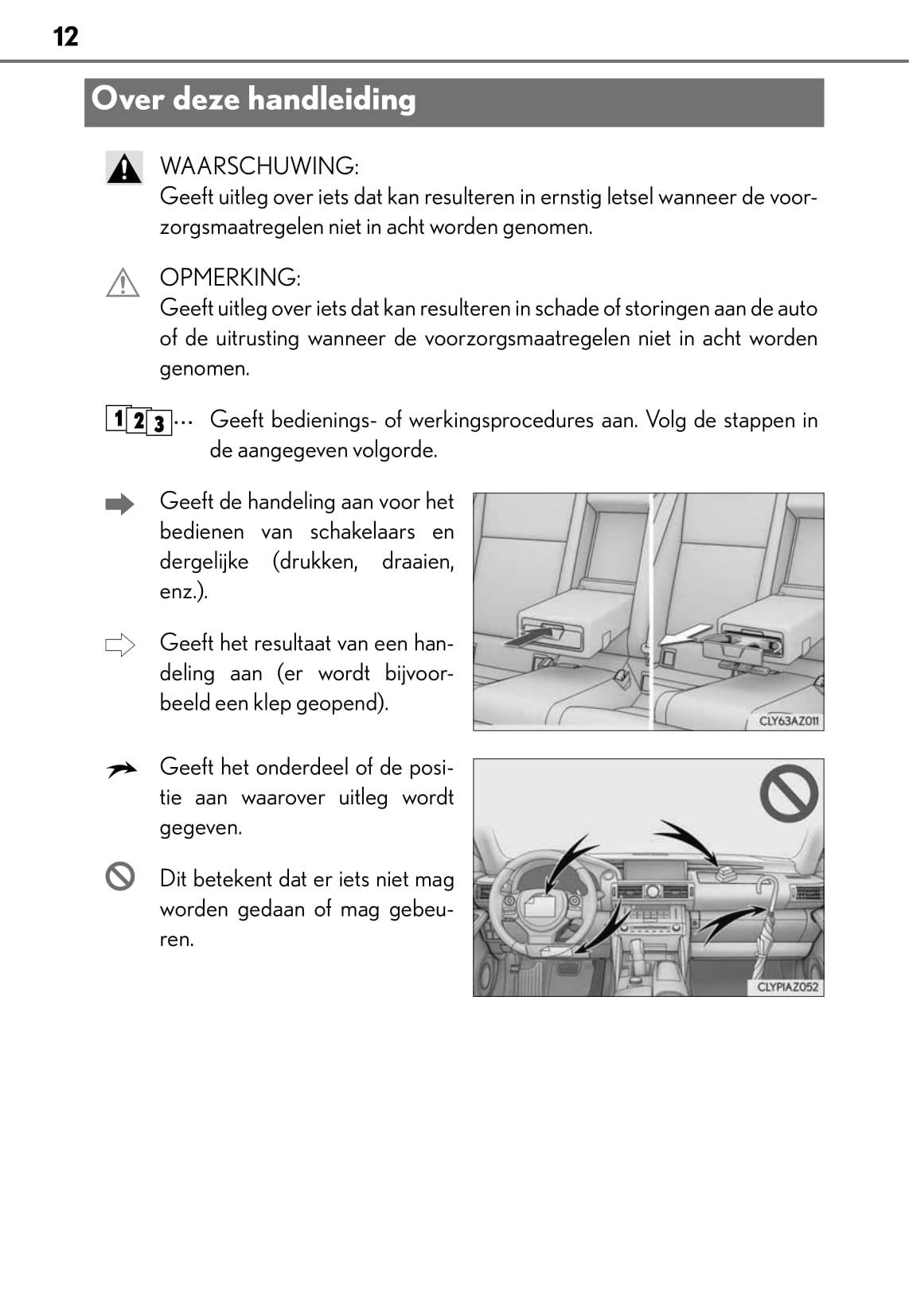 2015-2016 Lexus IS 300h Owner's Manual | Dutch