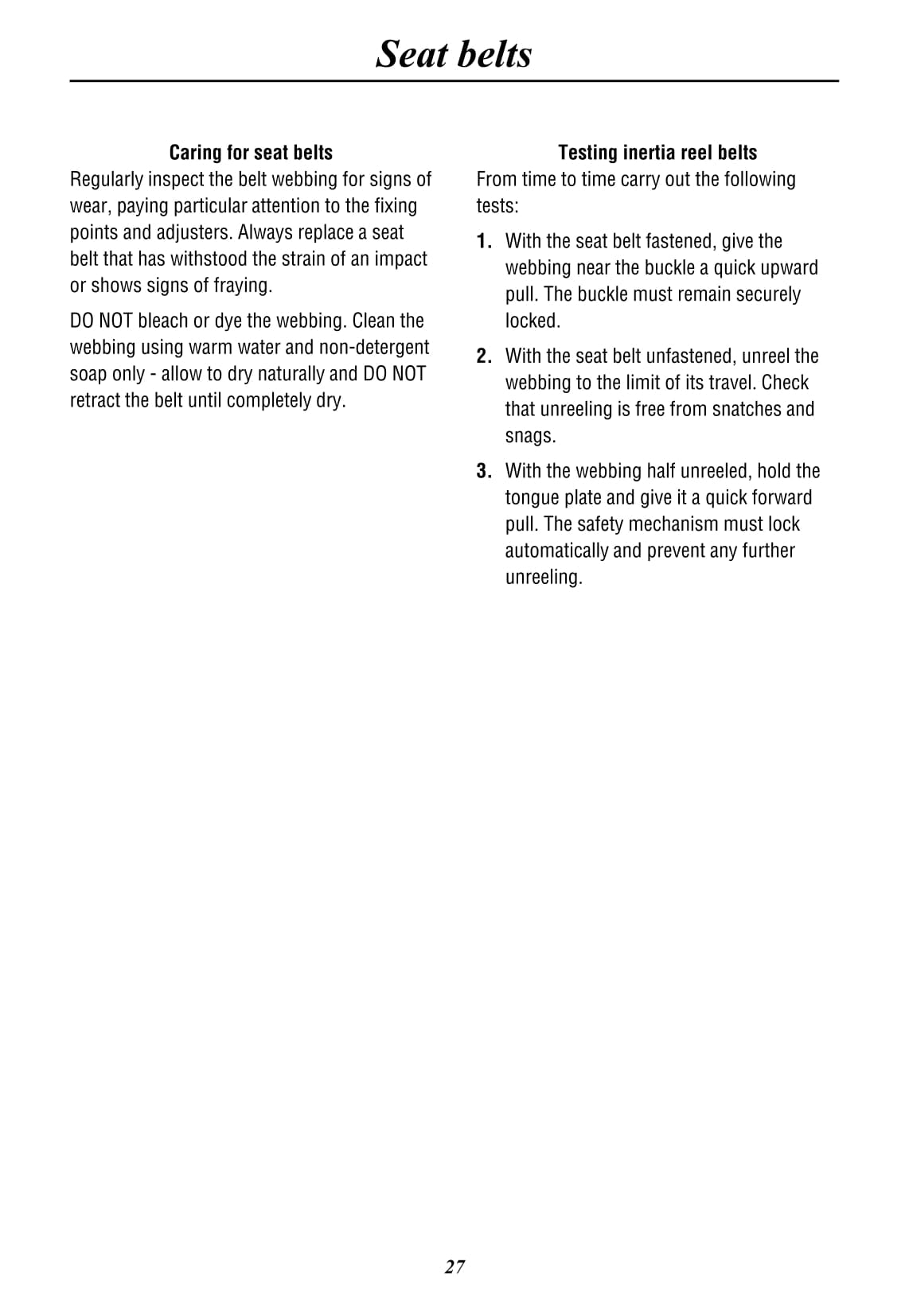 1991-2002 Land Rover Defender Bedienungsanleitung | Englisch