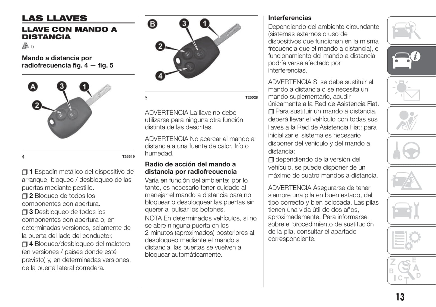 2019-2020 Fiat Talento Owner's Manual | Spanish