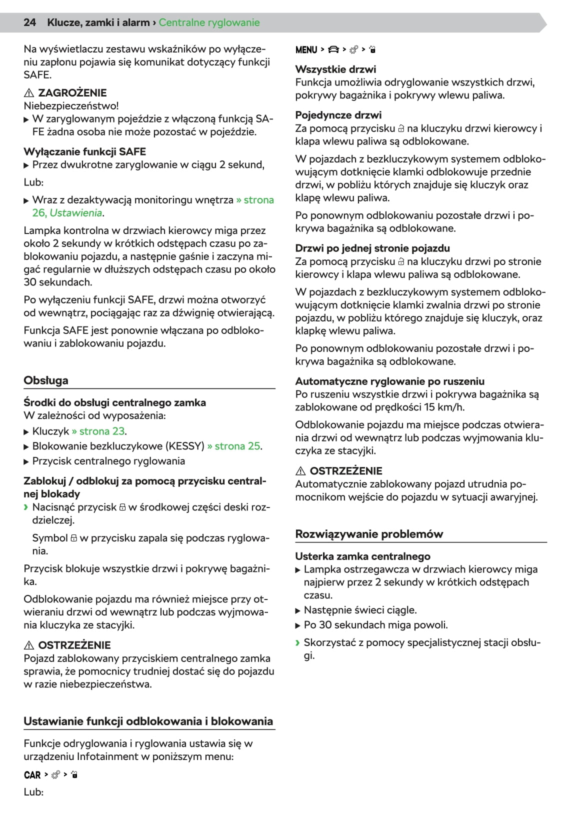2019-2020 Skoda Scala Bedienungsanleitung | Polnisch