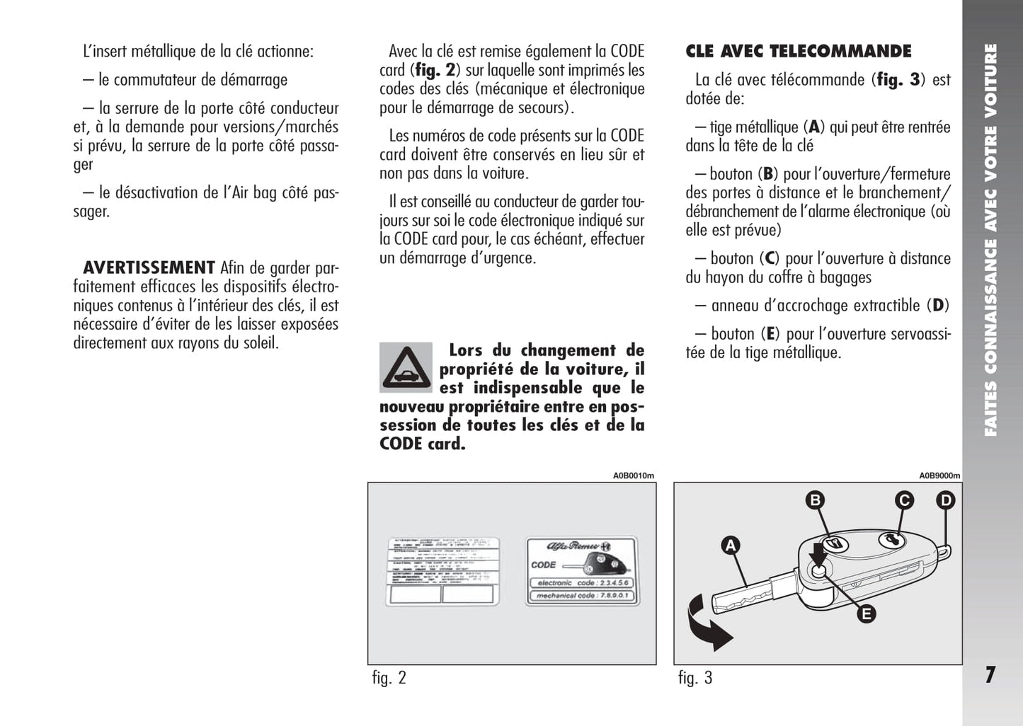 2003-2007 Alfa Romeo 156 Crosswagon Owner's Manual | French