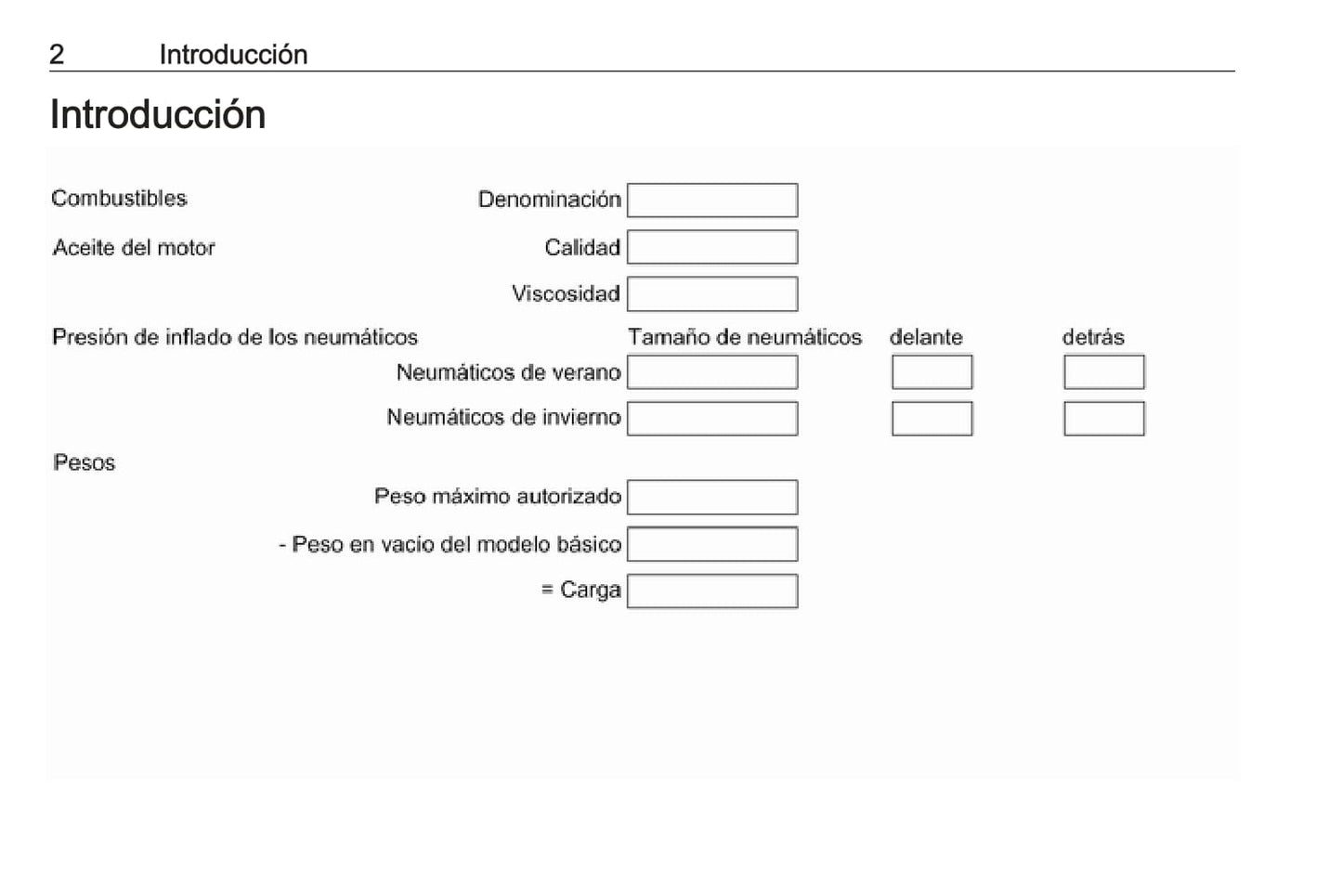 2019 Opel Adam Owner's Manual | Spanish