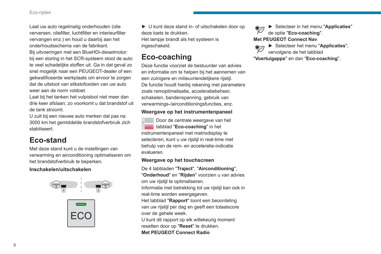 2019-2022 Peugeot Rifter Bedienungsanleitung | Niederländisch