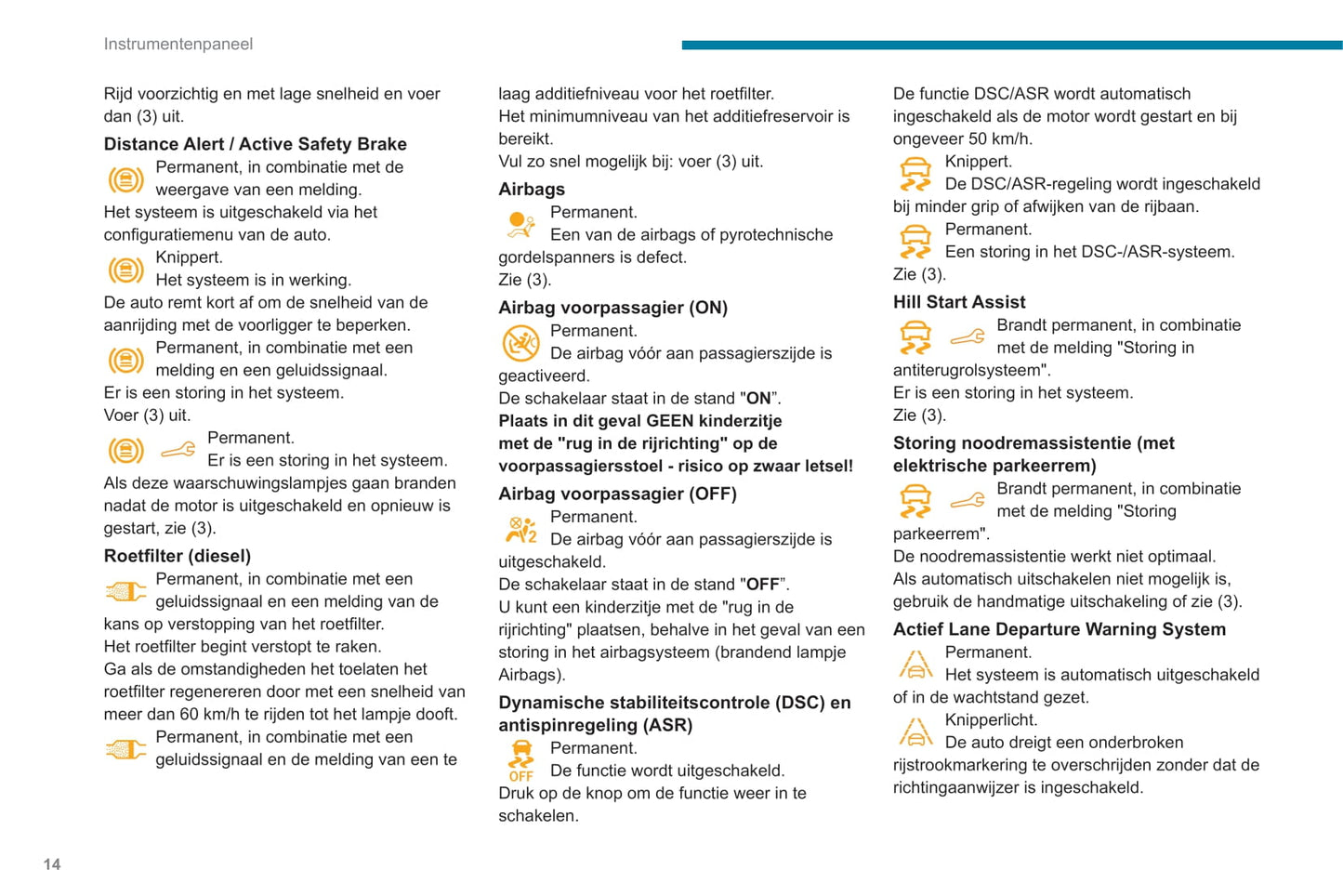 2019-2022 Peugeot Rifter Bedienungsanleitung | Niederländisch