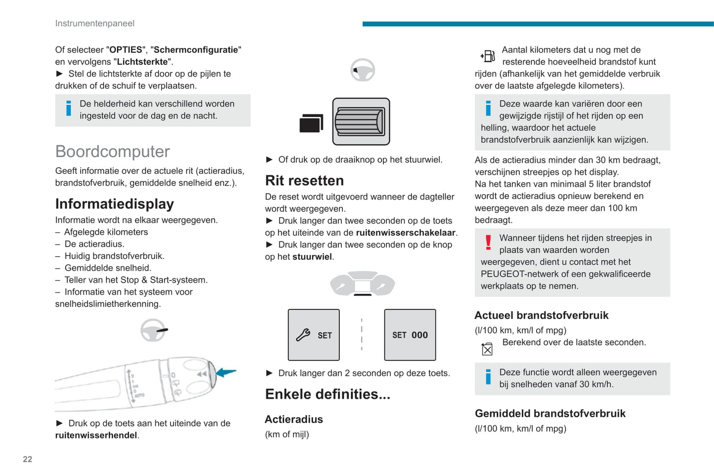 2019-2022 Peugeot Rifter Bedienungsanleitung | Niederländisch