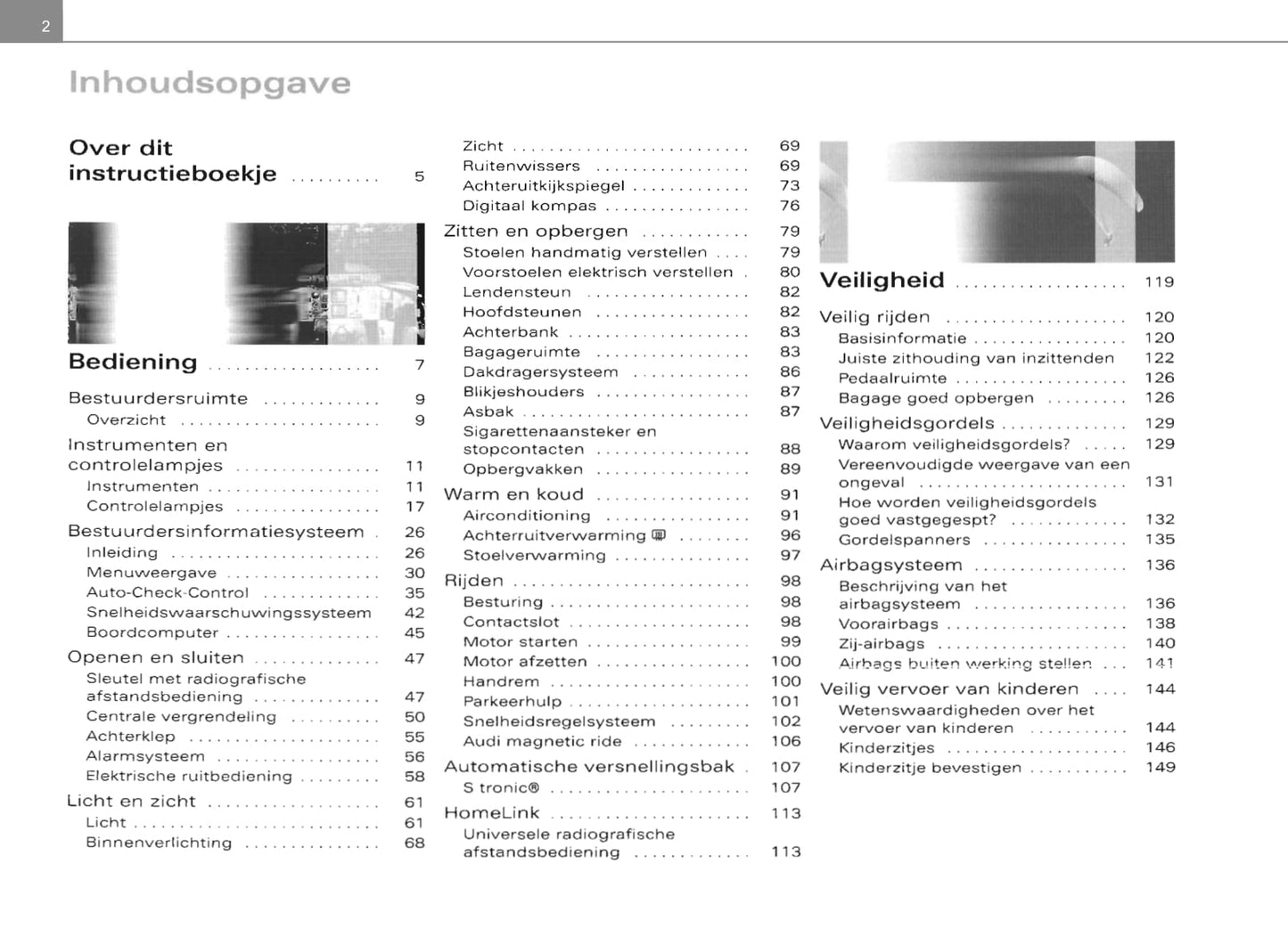 2006-2014 Audi TT Coupé Owner's Manual | Dutch