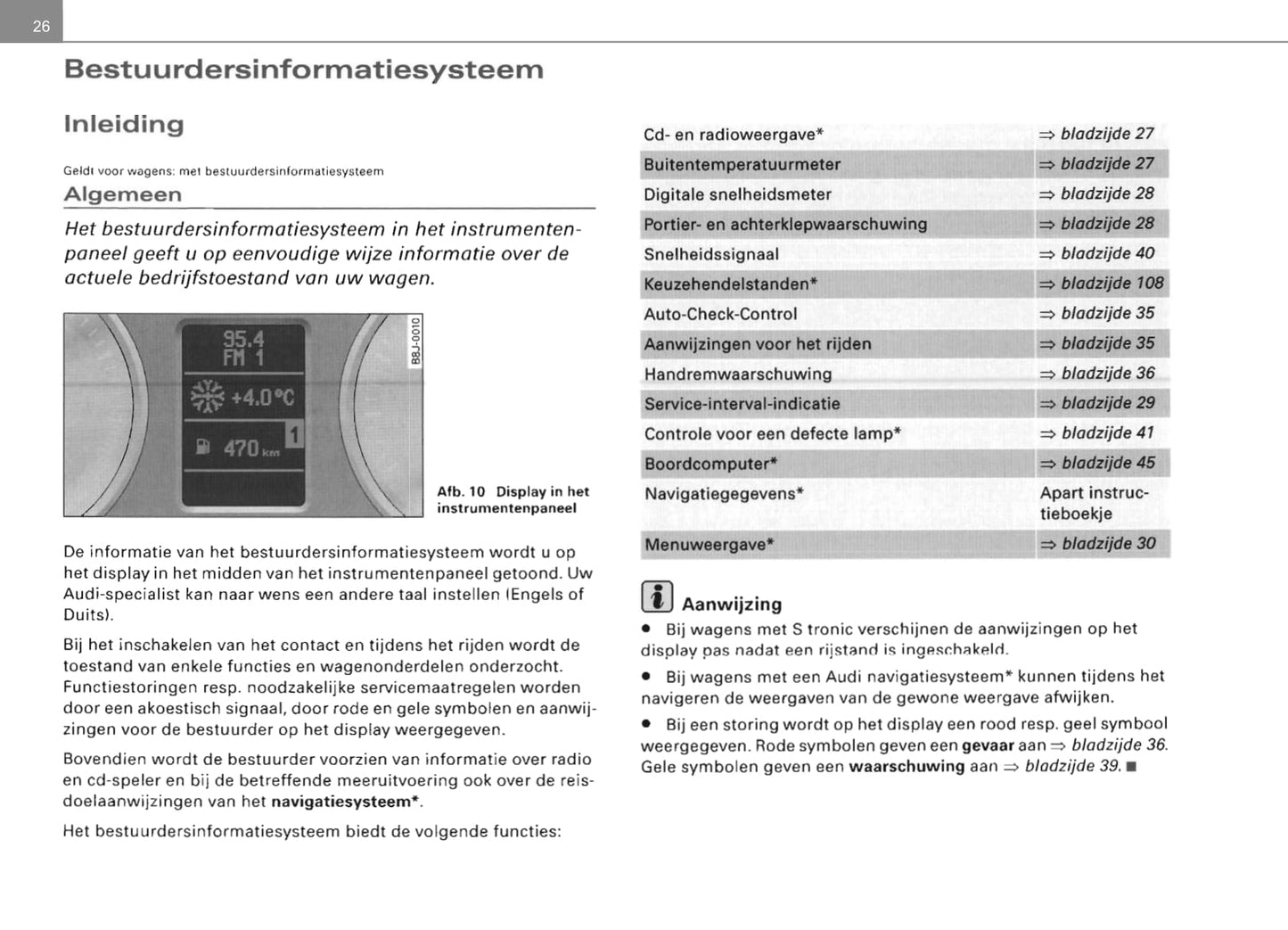 2006-2014 Audi TT Coupé Owner's Manual | Dutch