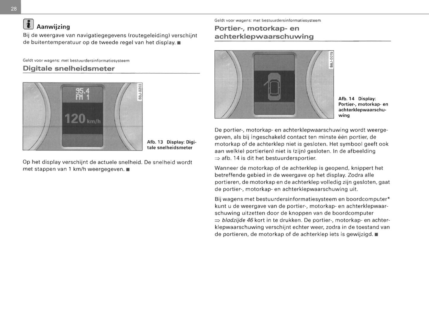 2006-2014 Audi TT Coupé Owner's Manual | Dutch